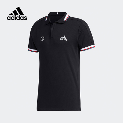 adidas阿迪达斯男上衣白T恤2020新款POLO衫网球训练运动服FS3773