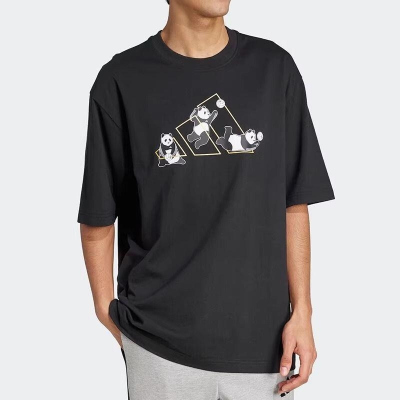 ADIDAS阿迪达斯短袖T恤运动休闲针织圆领男装JZ3274 D