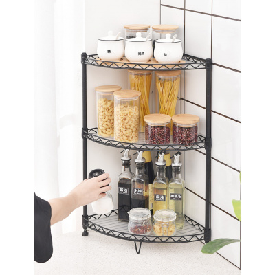 厨房用品家用阿斯卡利(ASCARI)调味品转角置物架调料储物架三角架拐角收纳架台面