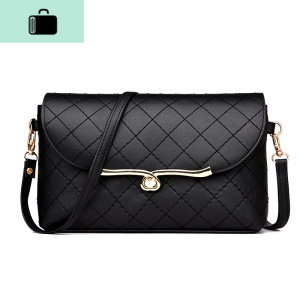 新款女士挎包女式单肩包妈妈包百搭韩版时尚斜跨包化妆包心形包包NEW LAKE FYXX黑色女士单肩包 FYXX黑色