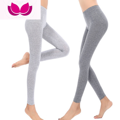 七斓莫代尔秋裤女内穿单件薄款紧身弹力学生衬裤美体女士打底裤线裤