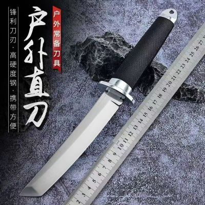 蒙古手把肉小刀随身便携户外高硬度水果刀家用开箱野营直刀具7163