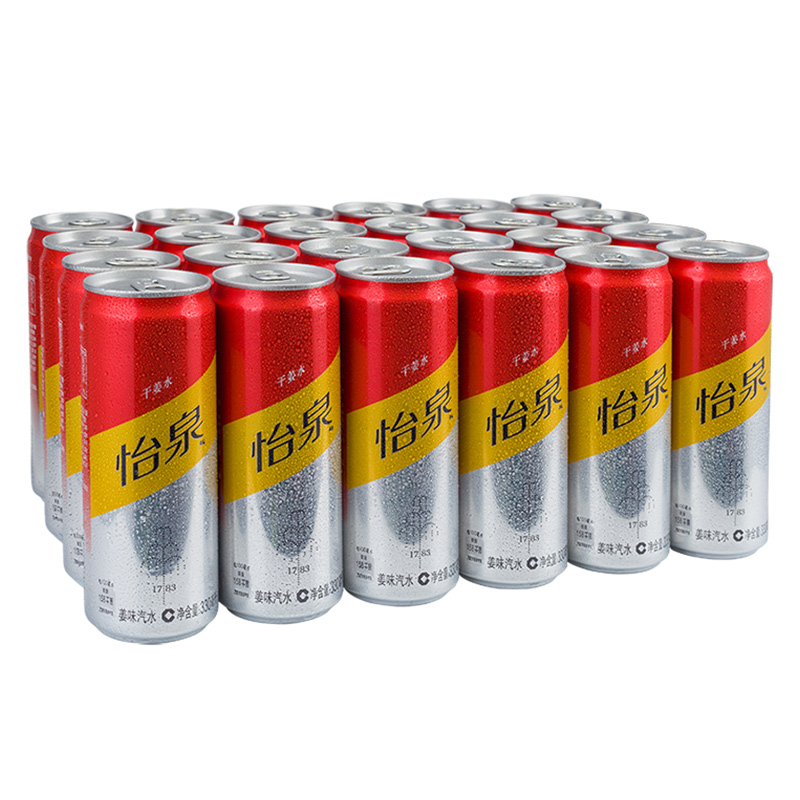 怡泉 干姜水 摩登罐 330ml*24罐/箱 可口可乐荣誉出品 凑单品