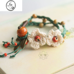 JiMi花宿原创设计| 手作花朵手链颈链 森系甜美 文艺仙女 少女心礼物
