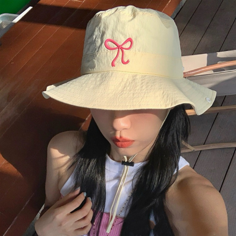 可爱少女帽夏季轻薄速干登山帽子女生出游遮阳防晒帽子