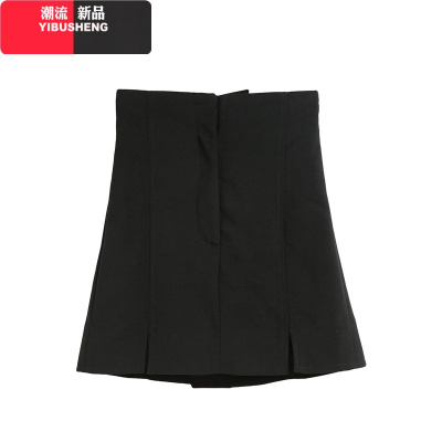 YIBUSHENG蓝色衬衫女设计感小众春秋新款复古港味宽松长袖扎染雪纺百搭上衣