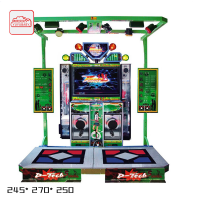 有优贝贝大型双人跳舞机模拟游艺机大型电玩城游戏机手舞足蹈5代玩具设备