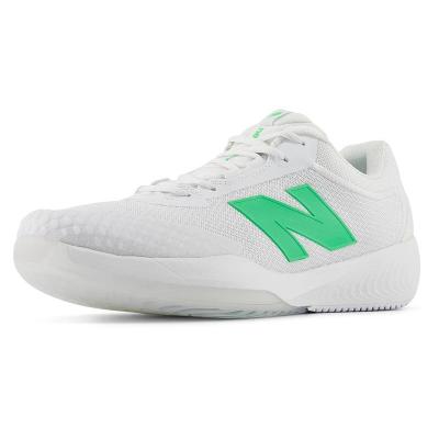 新百伦(New Balance)New Balance男子FuelCell996v6网球鞋白绿苹