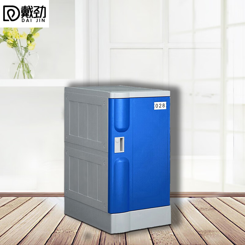 戴劲ABS塑料更衣柜游泳馆防水组合柜书包柜储物柜 310*382*500mm单门