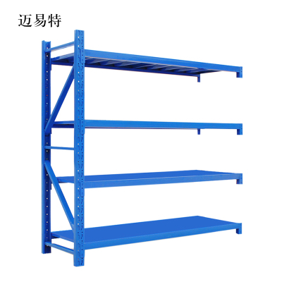 迈易特承重200kg货架置物架钢制货架蓝色副架长200宽60高200CM