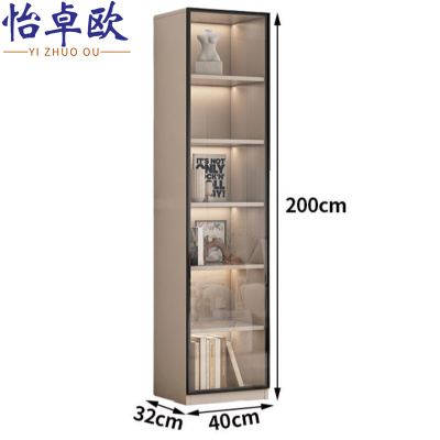 怡卓欧实木书柜单门台