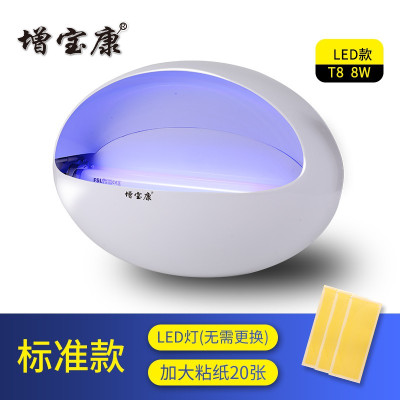 灭蚊灯餐厅饭店商用粘捕式灭蝇灯灭苍蝇家用室内三维工匠T8豪华款10W送20张粘纸+2灯管