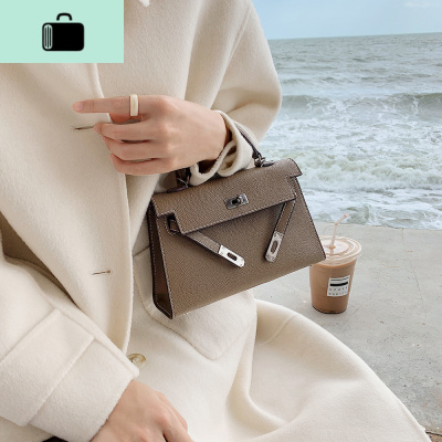 二代mini凯莉包网红百搭手提斜挎小包包女包2020新款潮夏NEW LAKE女斜挎包