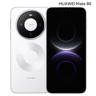 HUAWEI Mate 80 麒麟9020 16GB+512GB 雪域白 第二代红枫影像 鸿蒙AI玄武架构直屏智能手机