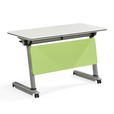 迈亚折叠培训桌翻转课桌椅双人多功能课桌组合办公桌拼接会议桌