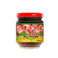 小康(XIAOKANG) 牛肉酱甜辣味170克/瓶 辣椒酱佐餐下饭酱拌米饭拌面火锅蘸酱