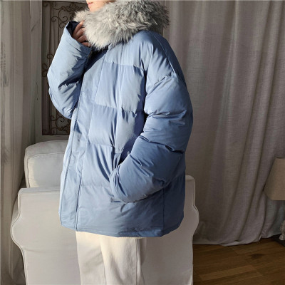 NEWLAKE旋律风车新款冬季棉服男潮流宽松大毛领连帽棉衣青年棉袄加厚外套棉衣