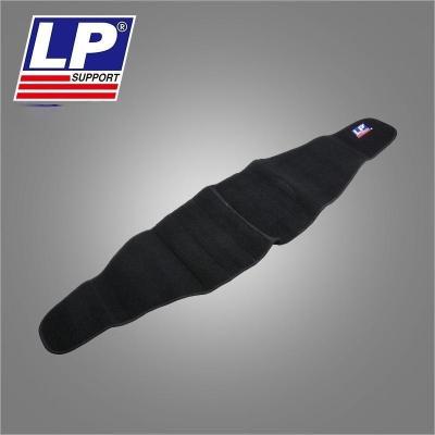 LP 772 运动护腰 背支撑型运动腰带 单片缠绕松紧可调节护腰带 黑色单只