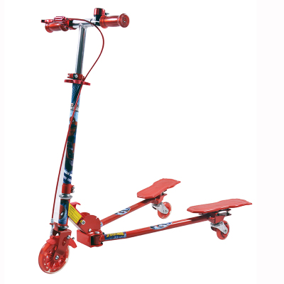 迪士尼蜘蛛侠形象迷你蛙式三轮滑板车