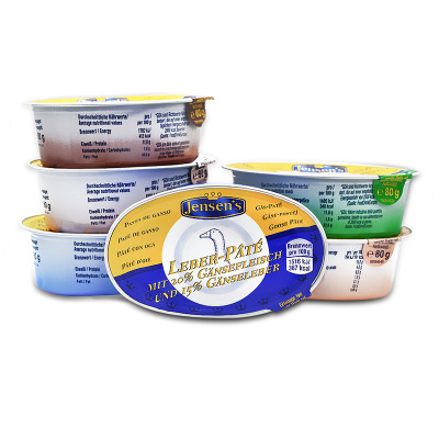 6盒装-德国进口简尼斯（Jensen's）婴幼儿辅食动物肝酱补钙锌动物肝泥肉泥8个月以上口味随机