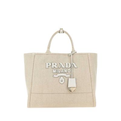 普拉达(PRADA)女士单肩包多功能休闲手提斜挎包轻便耐用金色五金