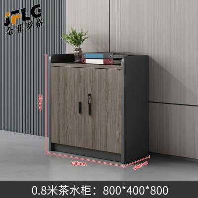 苏宁 金菲罗格 办公家具 可定制颜色会议茶水柜储物柜 800*400*800两门矮柜