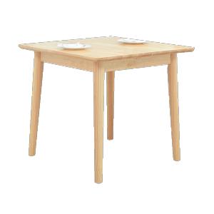 榭邦xb 办公家具 办公餐桌 现代中式简约实木餐桌 客厅小户型 其他4人餐桌(不包含餐椅) 原木色 90*90*75cm