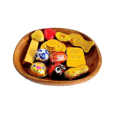 喔喔巧克力500g金鱼金币金条卡通造型结婚庆喜糖散装批发糖果年货(代可可脂)