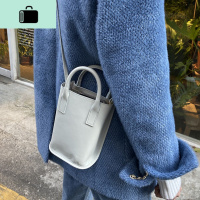 韩国东大新款时尚个性水桶包单肩斜挎包chic小众百搭迷你手提包NEW LAKE女士单肩包
