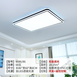 苏宁放心购 客厅灯吸顶灯客厅大灯2020新款简约北欧现代大气家用led超薄大厅灯具客厅卧室灯