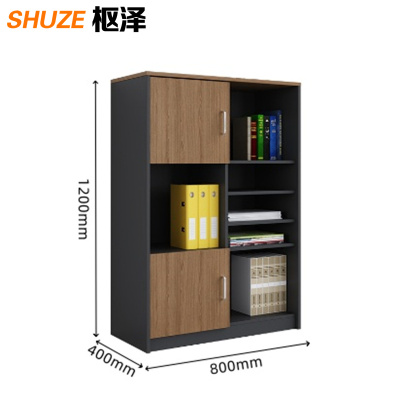枢泽 资料柜 二门中柜800*400*1200mm 台
