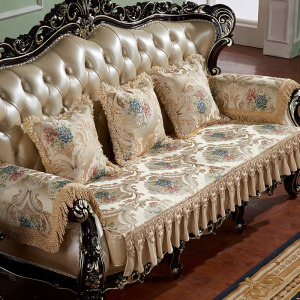 幸福派 欧式沙发垫套装防滑沙发坐垫子123组合春夏季雪尼尔沙发垫布艺四季组合沙发巾坐垫沙发垫四季布艺防滑现代坐垫子