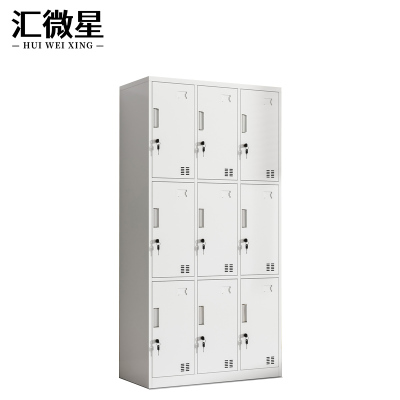 汇微星九门铁皮衣柜900*420*1800mm台