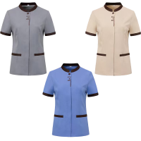 天富星 酒店物业定制短袖套装保洁服 L2923 套