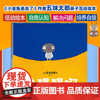 快醒醒啊 小金鱼逃走了作者五味太郎 亲子互动绘本 0-3岁亲子互动低幼绘本 安全感 自我认知 解决问题 给宝宝安心感自