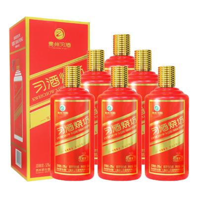 贵州茅台集团習酒(XILIQUOR)烧坊红酱53度酱香型白酒500ml*6整箱装