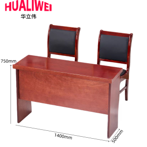 华立伟长条桌140*50cm一桌两椅套