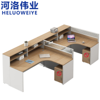 河洛伟业屏风工位双人位张