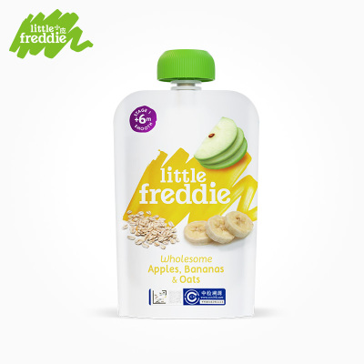 LittleFreddie小皮燕麦香蕉苹果泥100g