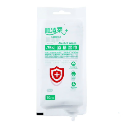 顺清柔75%酒精消毒湿巾10片独立装随身装 1包10片