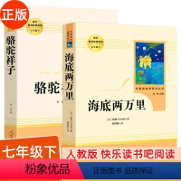 [人教完整版]海底两万里+骆驼祥子 [正版]人教版快乐读书吧七年级下册 骆驼祥子 海底两万里 初一课外阅读书籍老舍原著