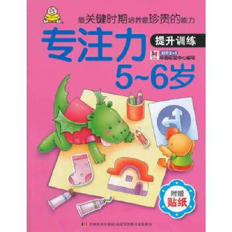 正版新书]《专注力5~6岁 提升训练》教育2+1早教研发中心编9787