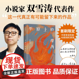 平原上的摩西 双雪涛代表作 电影《平原上的火焰》《我的朋友安德烈》原著 首刷限定附赠光栅卡+创作谈