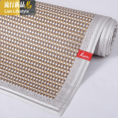 凉席1.8m床折叠空调软席子1.2夏季竹炭加厚冰丝凉席1.5米藤席宿舍 三维工匠