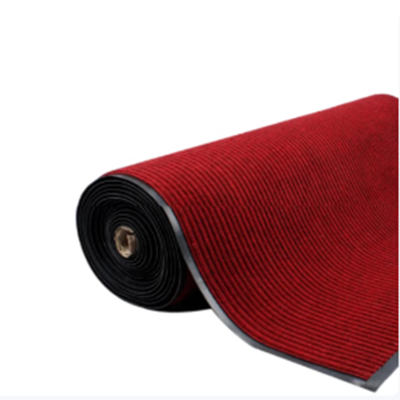 鸿灵睿芯 DT06 1*1m 涤纶布 条纹毯(计量单位:平方米)红色