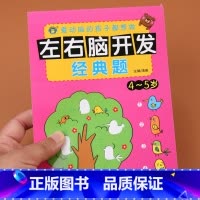 [正版]河马文化左右脑开发经典题4-5岁幼儿益智力潜能开发全脑思维训练左右脑益智力开发书学龄前儿童逻辑思维训练图书亲子
