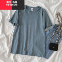 YIBUSHENG短袖t恤女2024年季新款韩版百搭女装ins白色女士上衣打底衫