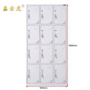 鑫金虎12门衣柜员工储物柜铁皮柜Y5 900*350*1800mm