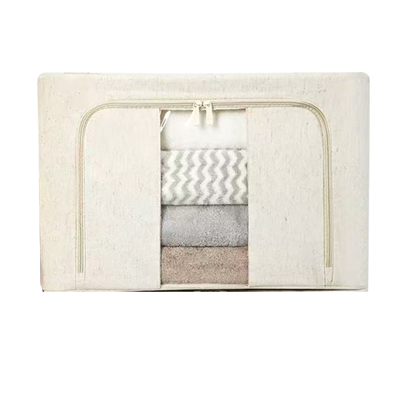 铂锜澳 棉麻收纳箱/50*40*33cm/个