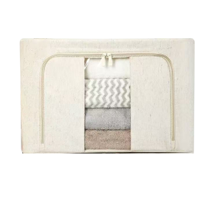 铂锜澳 棉麻收纳箱/50*40*33cm/个